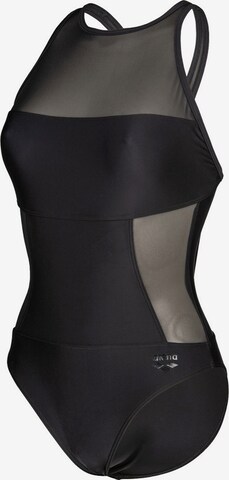 ARENA Swimsuit 'MESH PANELS PRO BACK' in Black