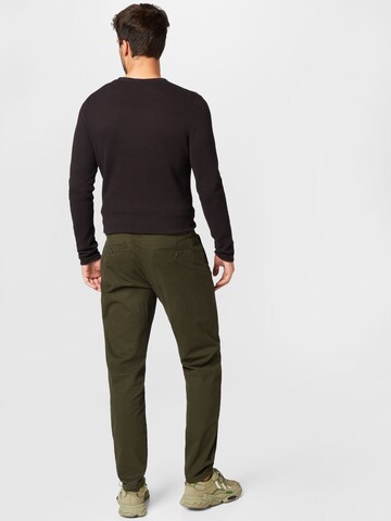 Only & Sons Slim fit Pleat-front trousers 'Cam' in Green