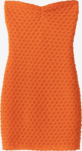 Bershka Dress in Orange: front