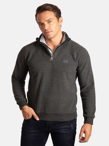 Sweat-shirt Jacey Quinn en gris : devant