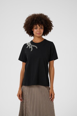 CULTURE Shirt 'Jasona Gith' in Zwart: voorkant