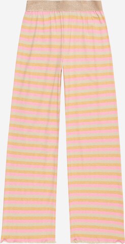 Wide leg Pantaloni di The New in rosa: frontale
