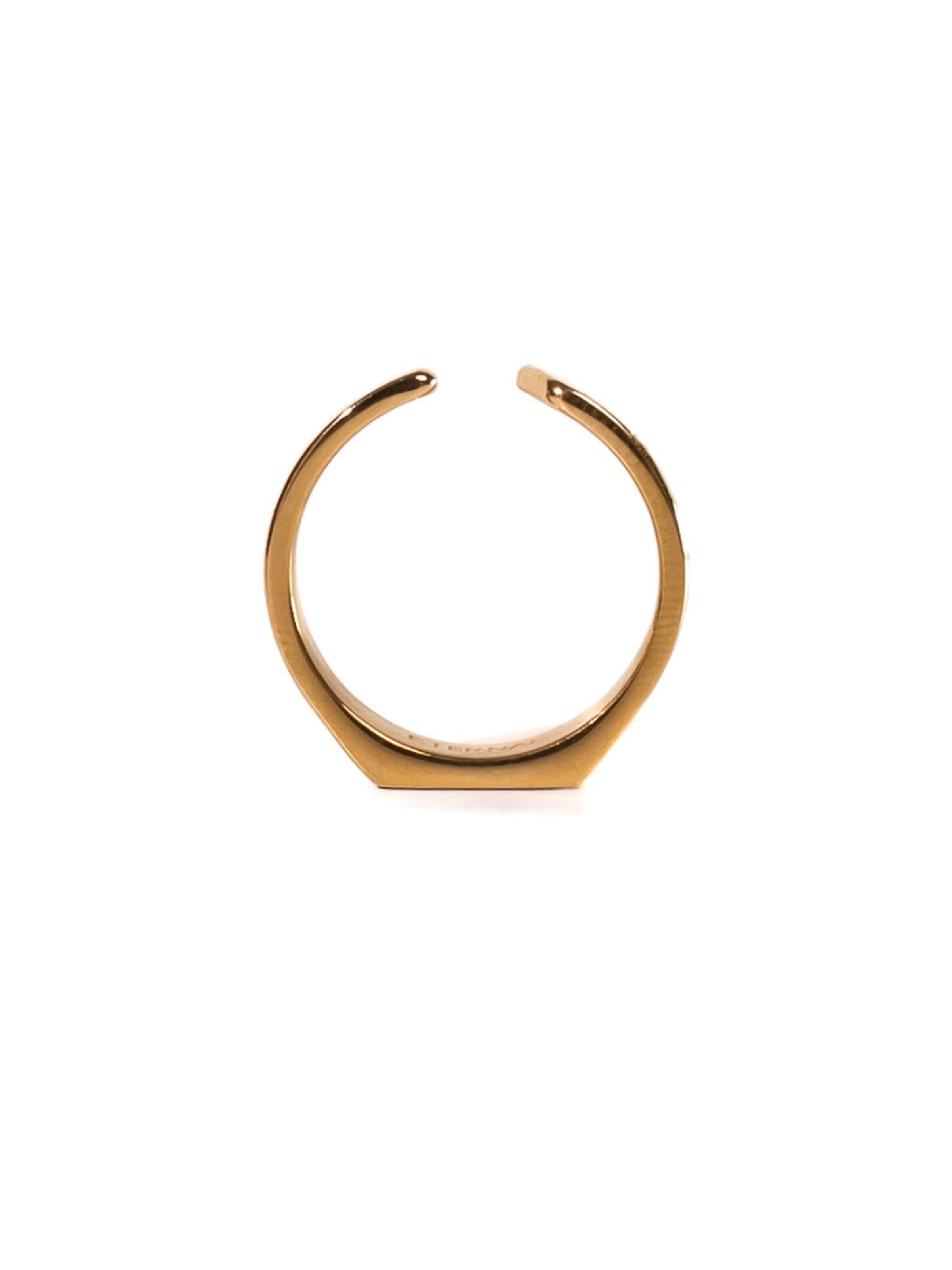 Bague 'Minimal Siegel' Eternal en or