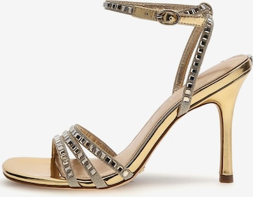 GUESS Strap Sandals 'Divinit' in Gold: front