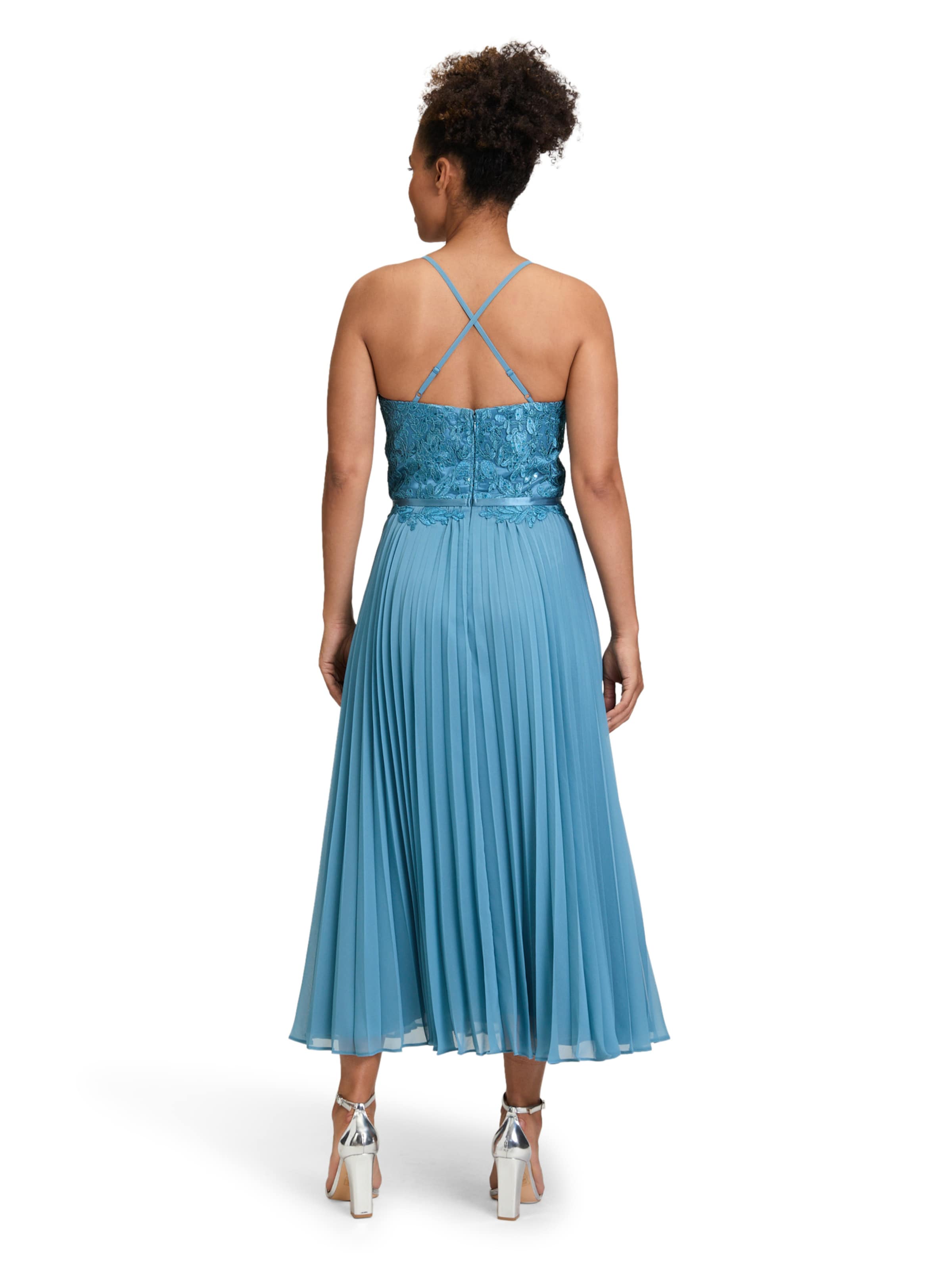 Robe de soirée Vera Mont en bleu