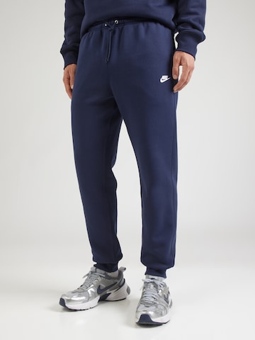 Nike Sportswear Tapered Nadrág 'CLUB' - kék: elől