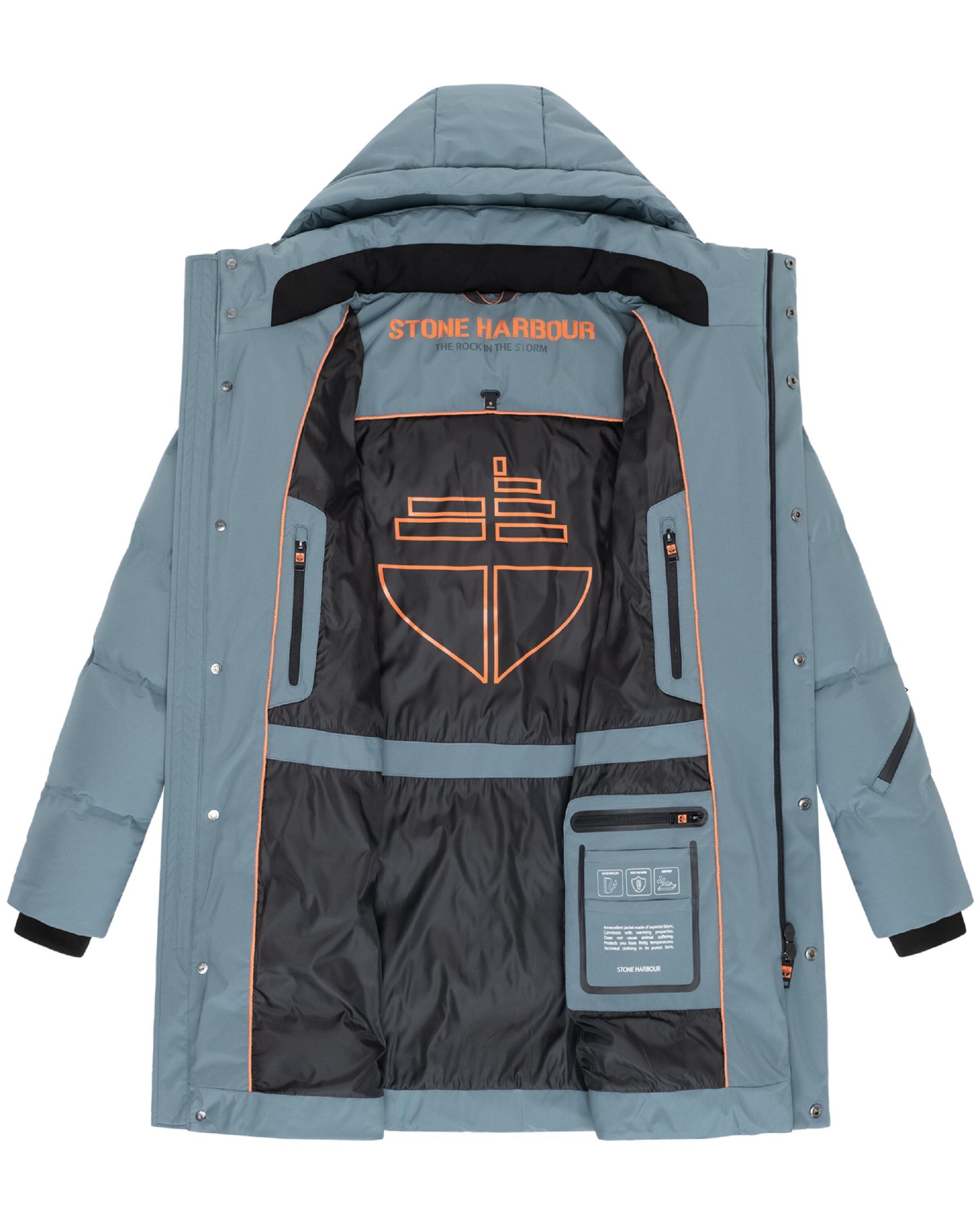 STONE HARBOUR Зимнее пальто 'Thadeek XX' в Синий