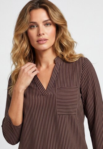 usha BLACK LABEL - Blusa en marrón