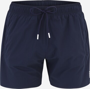 BOSS Zwemshorts 'Iconic' in Blauw: voorkant