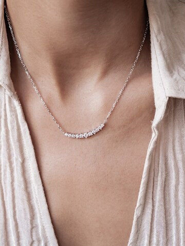 Hey Happiness Kette 'Tennis Glow' in Silber