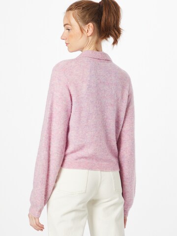 Soft Rebels Knit Cardigan in Pink