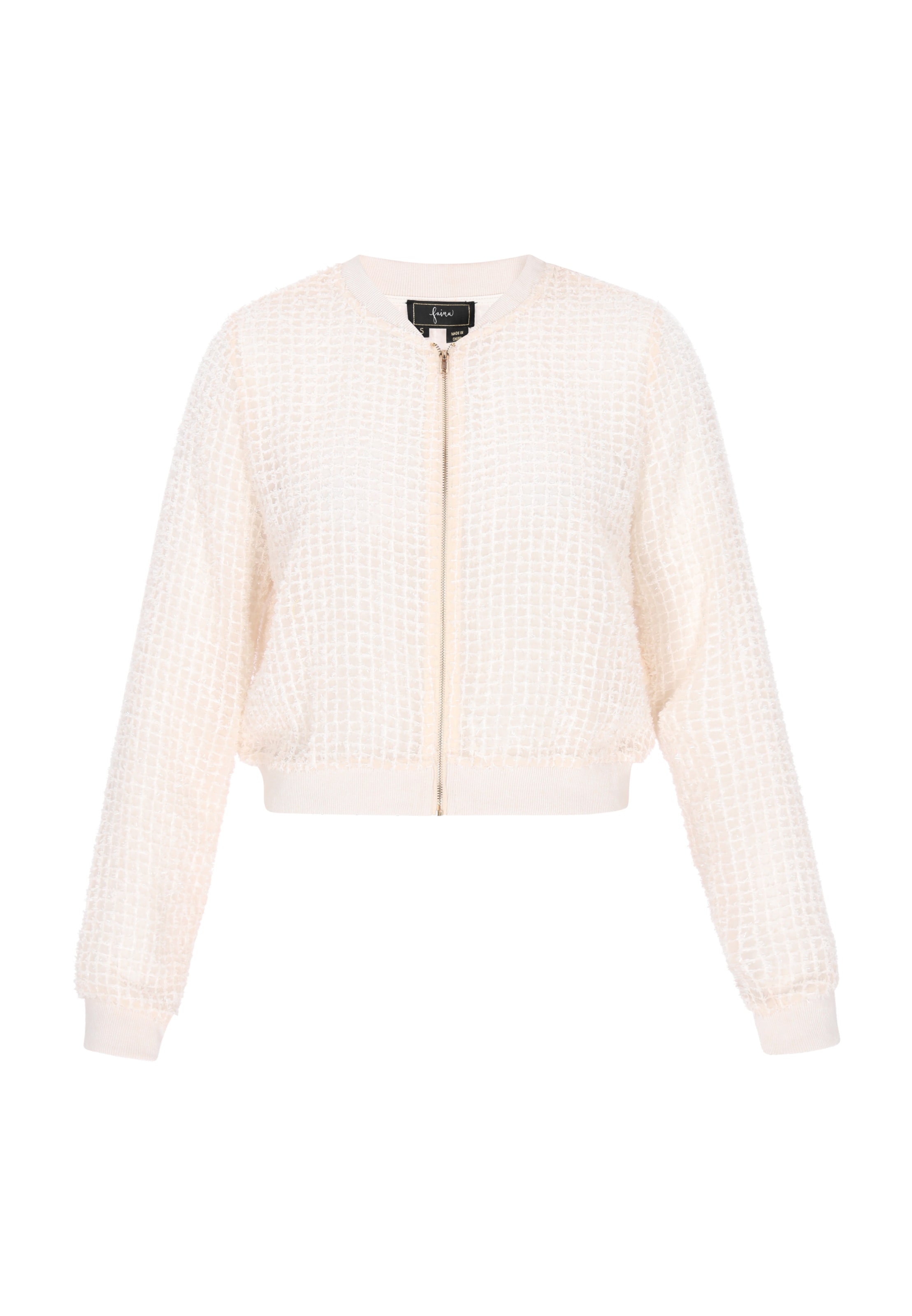 faina Kevad-sügisjope 'Fashion Look', värv valge: eest vaates