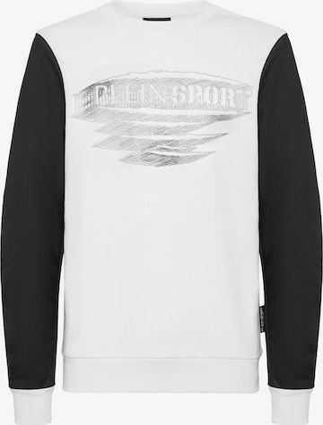 Plein Sport Sweatshirt in White: front