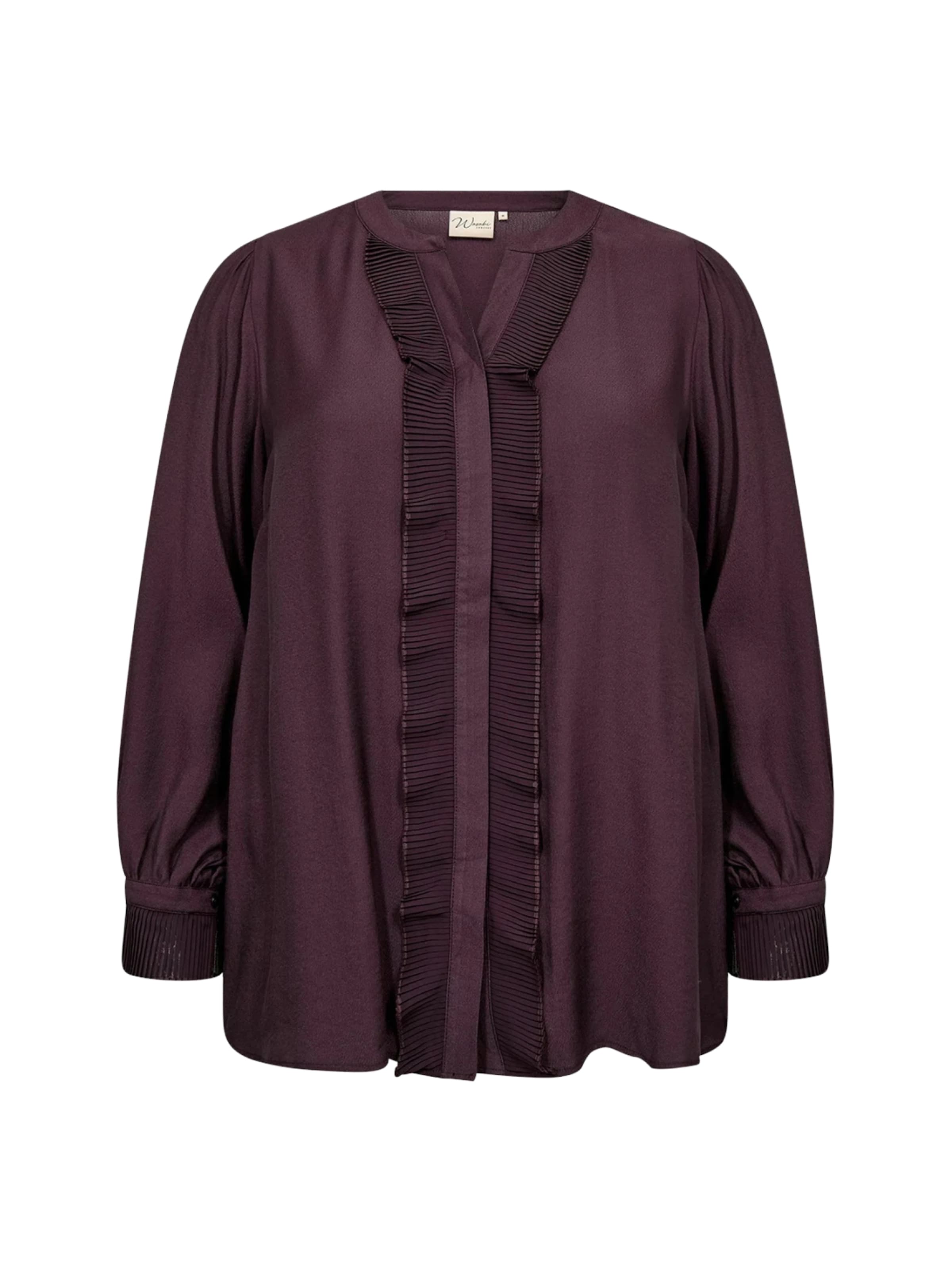 Camicia da donna ' SAFIA ' di Wasabi Concept in lilla: frontale