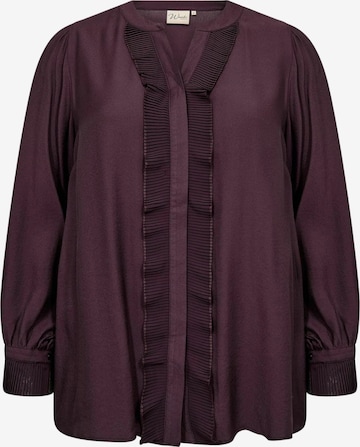 Camicia da donna ' SAFIA ' di Wasabi Concept in lilla: frontale