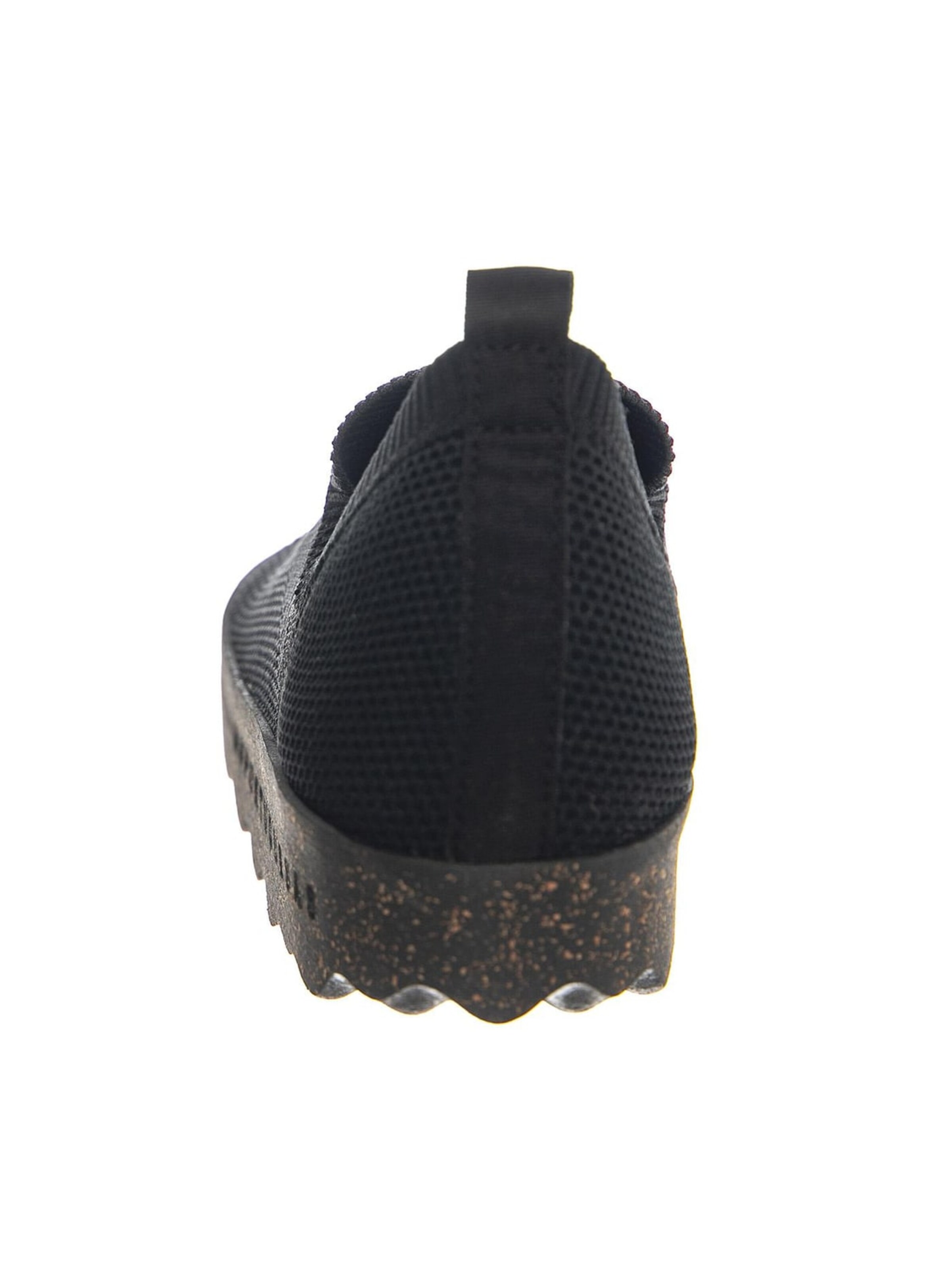 Asportuguesas Trampki slip on 'Clip Elasticated Trainers Black' w kolorze czarny
