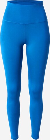 NIKE Skinny Sportbroek 'ONE' in Blauw: voorkant