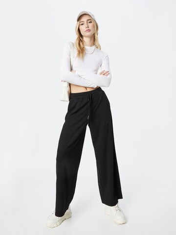 Wide Leg Pantalon Noisy may en noir