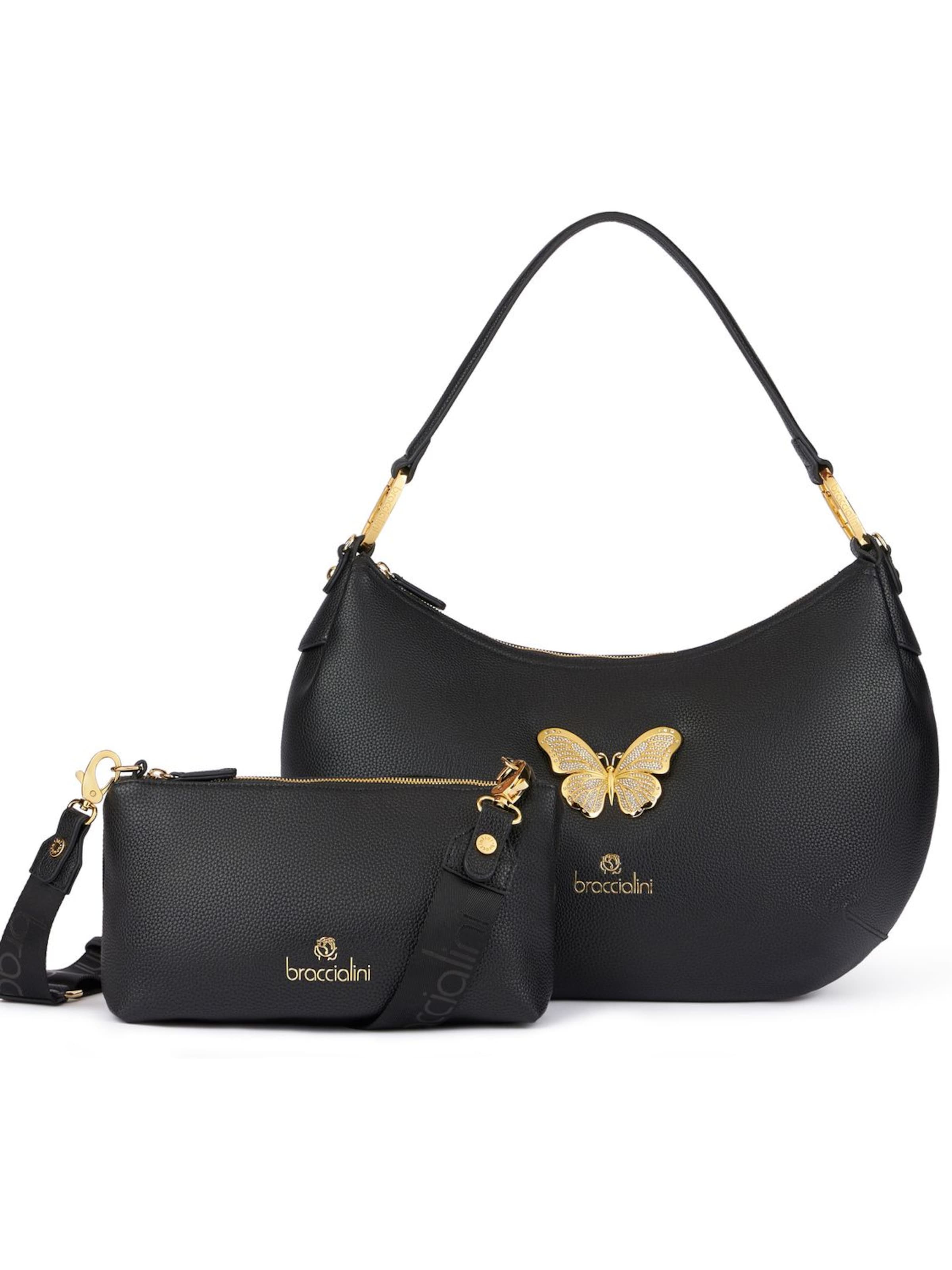 Braccialini Handtasche 'Beth Jewels'‌‌‌‌‌‌ in Schwarz: Vorderseite