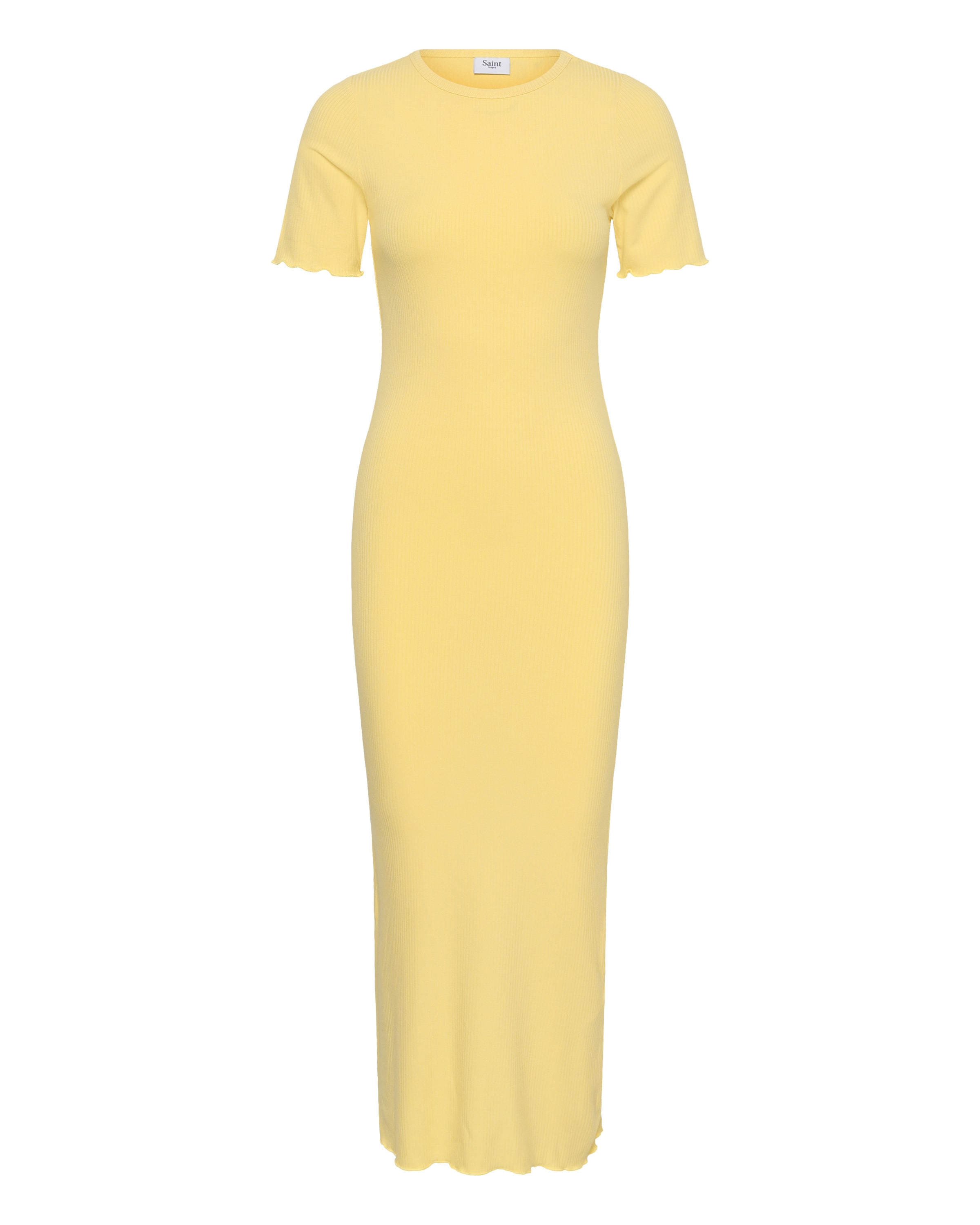 SAINT TROPEZ - Vestido 'OlaliaSZ' em amarelo: frente