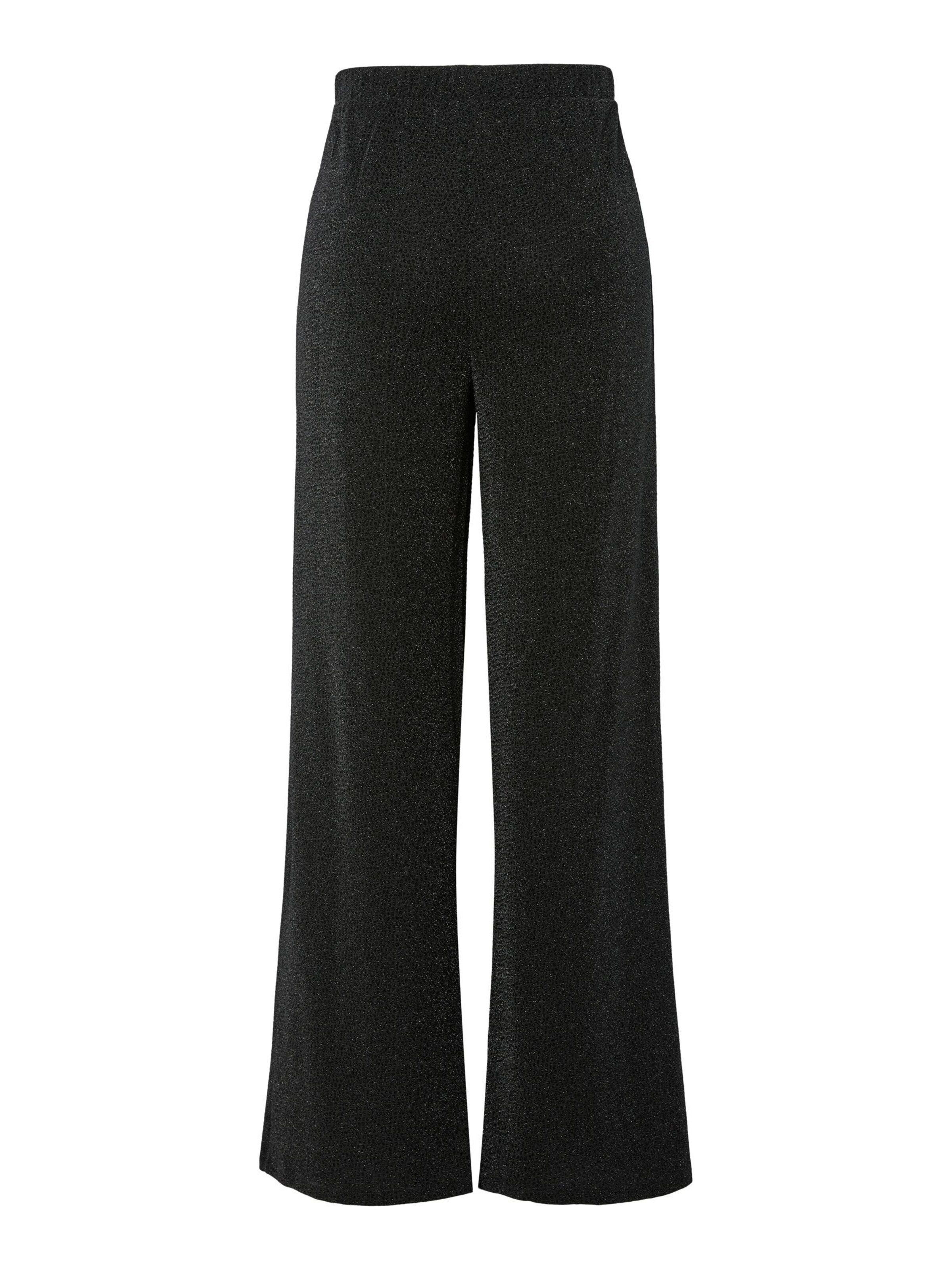 Wide Leg Pantalon PIECES en noir
