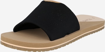 TOMS Mules 'CARLY' in Black: front