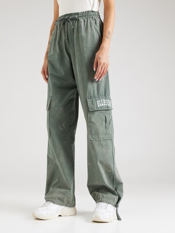 Loosefit Pantalon cargo 'Staci' ELLESSE en vert : devant