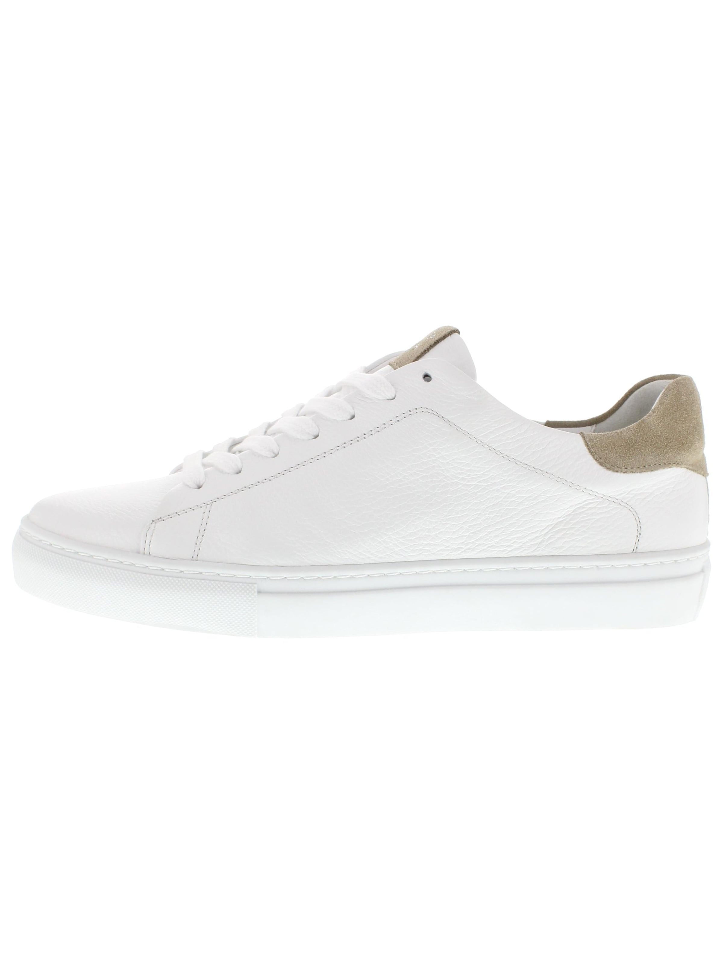 XAVER LUIS Schuhmanufaktur Sneakers 'MARINO - Hirschleder Sneaker' in White: front