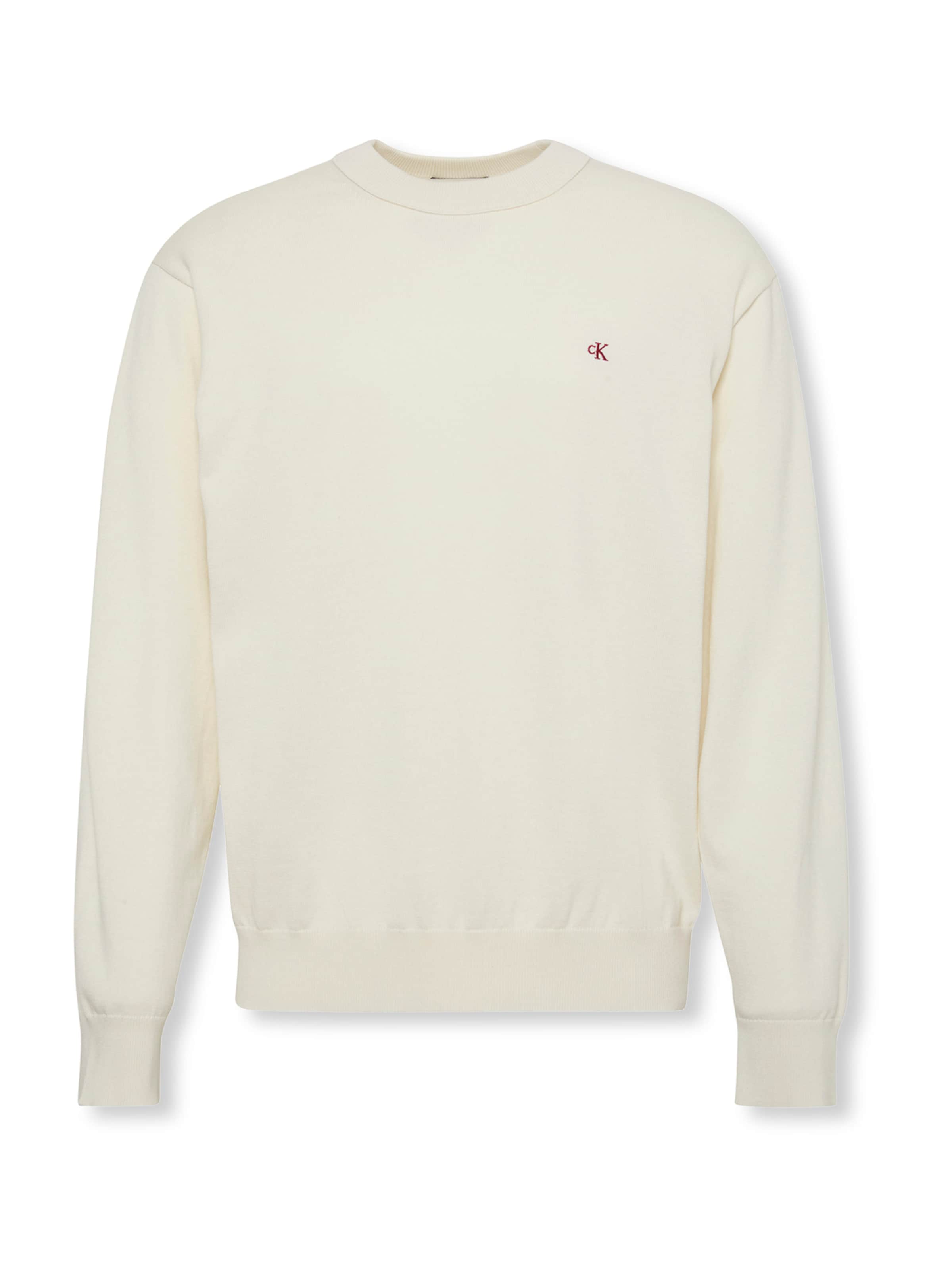 Pull-over 'Esy' Calvin Klein Jeans en blanc : devant