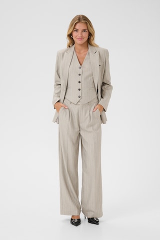 Kaffe Wide Leg Hose 'KAKaysa' in Grau
