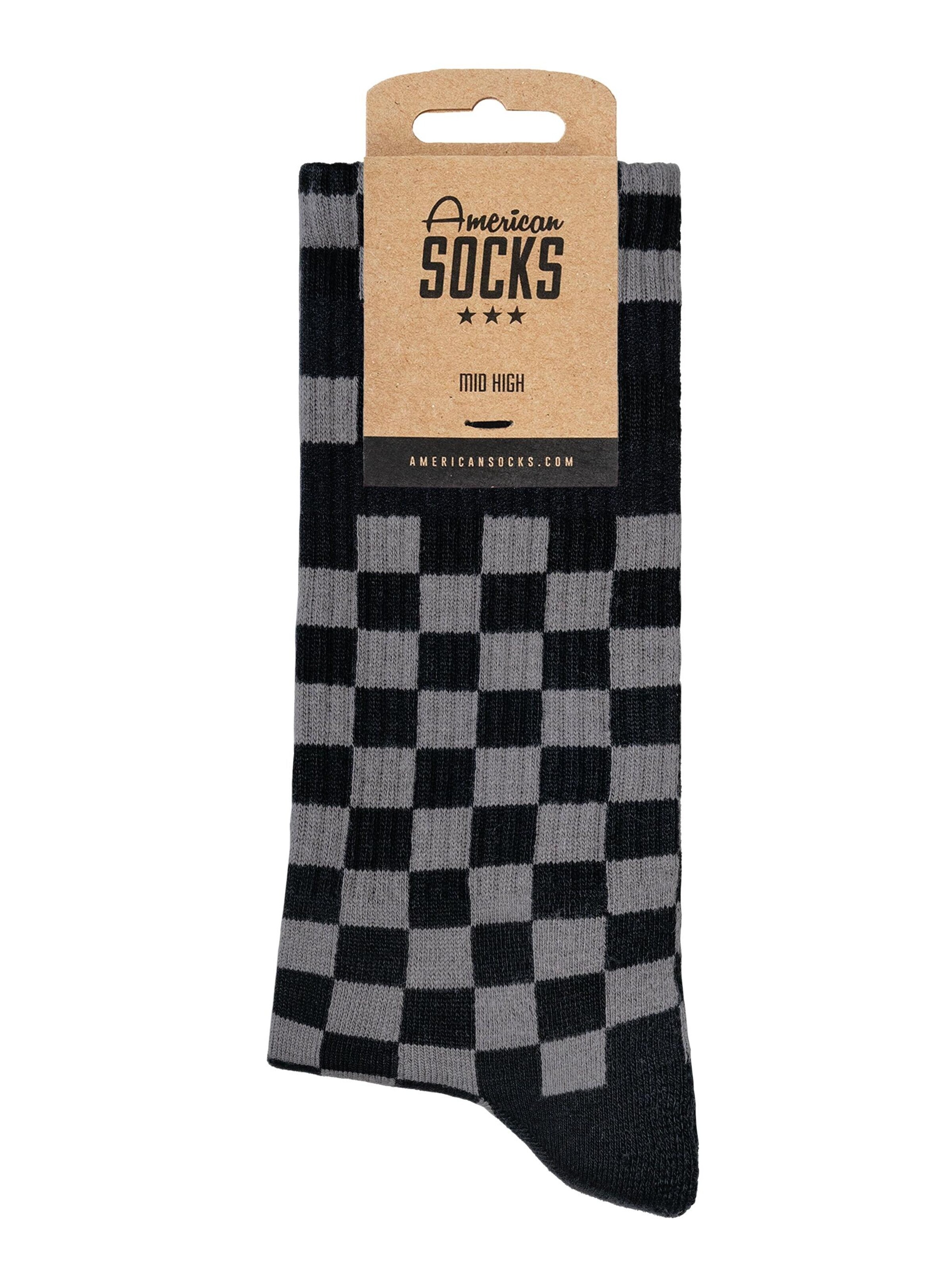 American Socks Socks 'Checkerboard' in Black