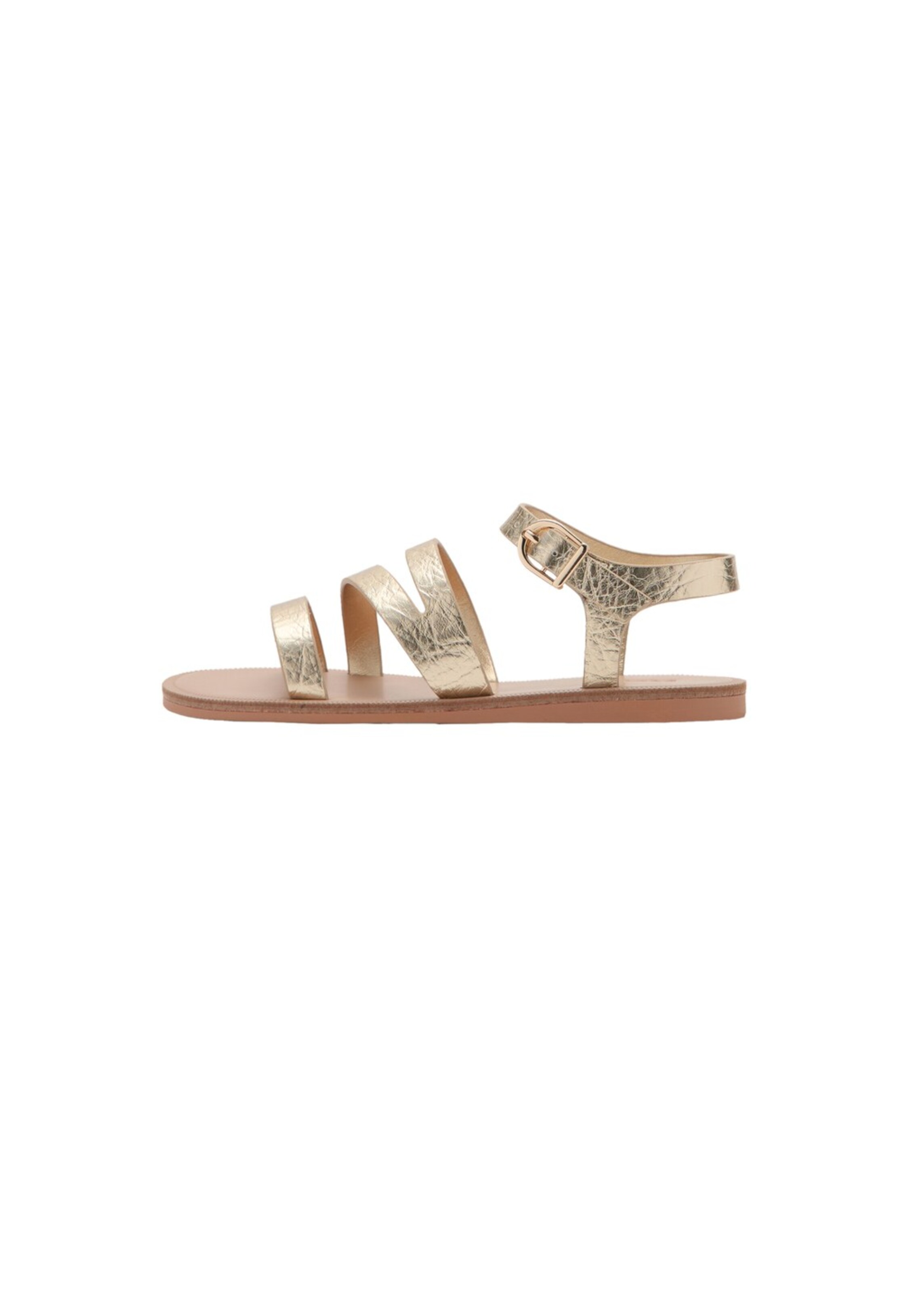 MANGO KIDS Sandals 'Nati' in Gold: front