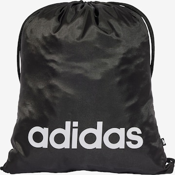 juoda ADIDAS PERFORMANCE Sportinis krepšys-maišas 'Linear Gym': priekis