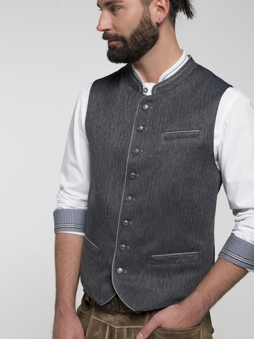 SPIETH & WENSKY Traditional Vest 'Bodensee' in Blue