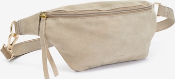 Elbsand Pouch in Beige: front