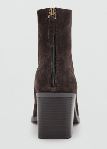 MANGO Boots 'Gloriasc' in Brown
