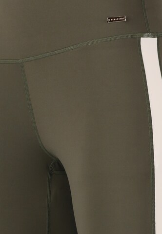 Athlecia Skinny Tights 'Aspasia' in Braun