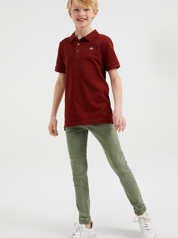 WE Fashion Slimfit Jeans in Groen