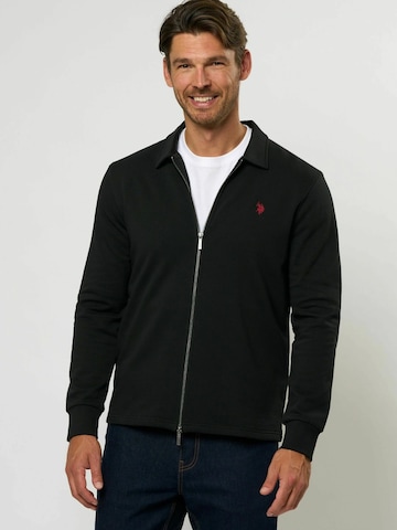 U.S. POLO ASSN. Neuletakki 'Tobey' värissä musta: etupuoli