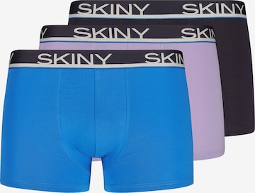 Boxers Skiny en bleu : devant