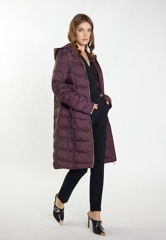 faina Winter Coat in Purple