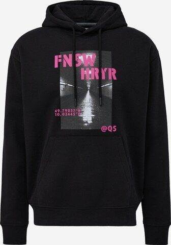 QS Sweatshirt in Black: front