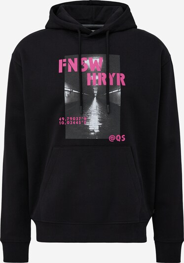 QS Sweatshirt in Grey / Pink / Black / White, Item view