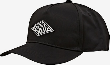 Casquette ESPRIT en noir : devant