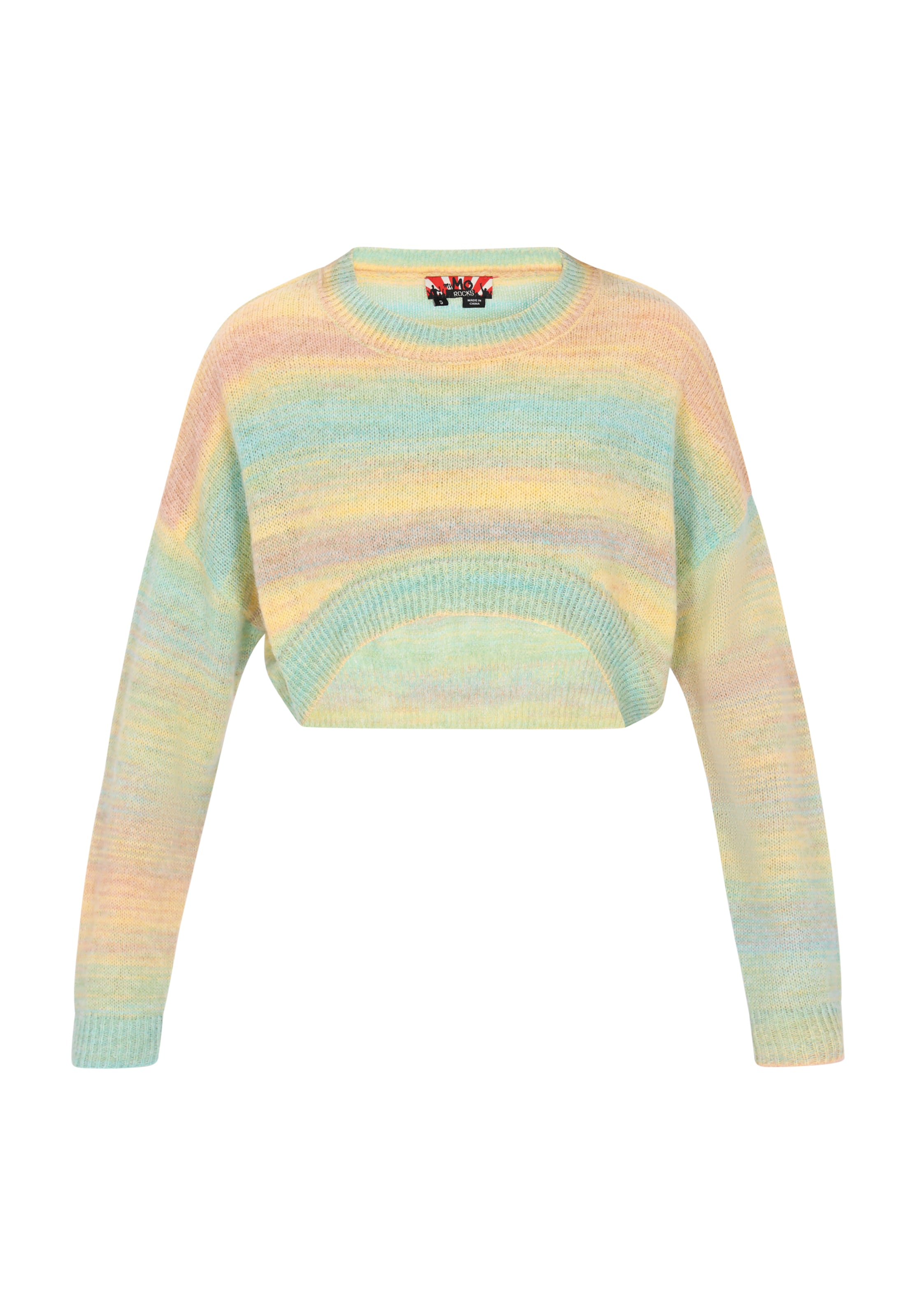 MYMO Trui 'Back To School' in Geel: voorkant