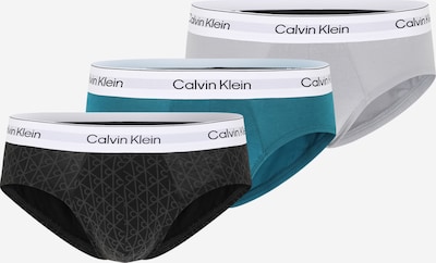 Calvin Klein Slipy w kolorze turkusowy / jasnoszary / czarnym, Podgląd produktu