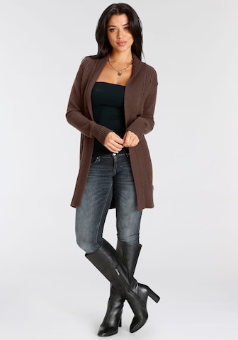 MELROSE Strickjacke in Braun