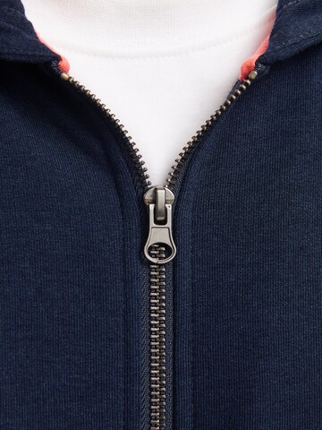 JACK & JONES Sweat jacket 'JJSIMON' in Blue