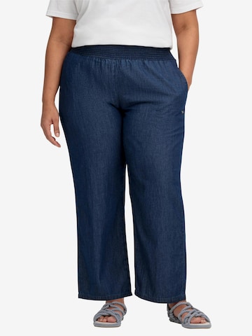 SHEEGO Wide leg Jeans in Blue: front