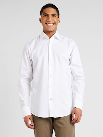 Regular fit Camicia 'Joe' di BOSS Black in bianco: frontale
